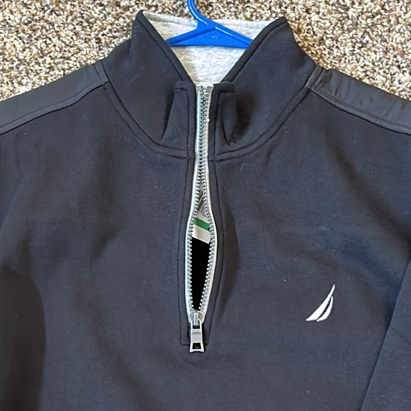 Men’s size Large Nautical quarter zip, NWT - Picture 12 of 13